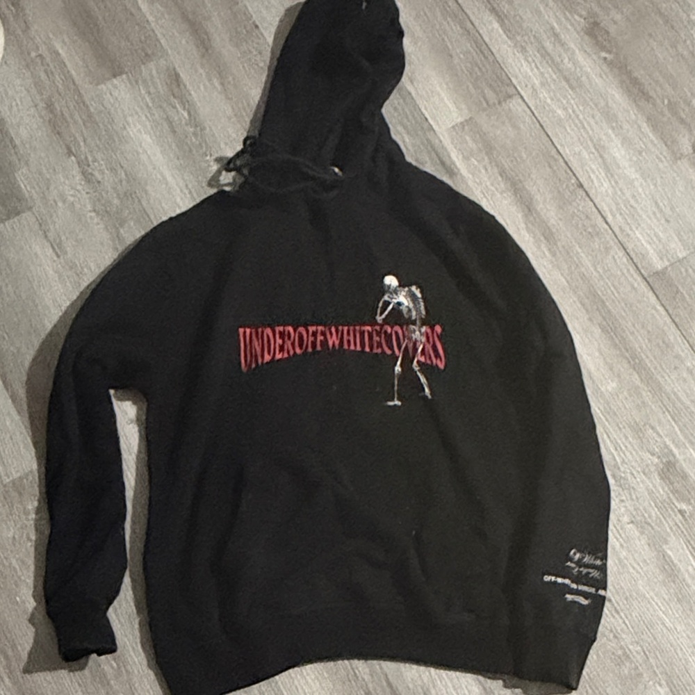 Undercover Black and Red Graphic Hoodie